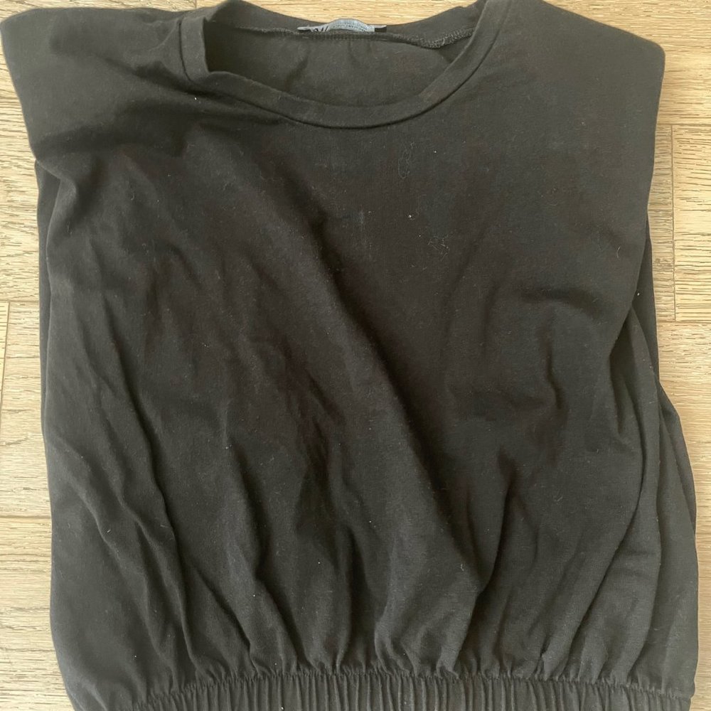 Zara Crop Top with Shoulder Pads